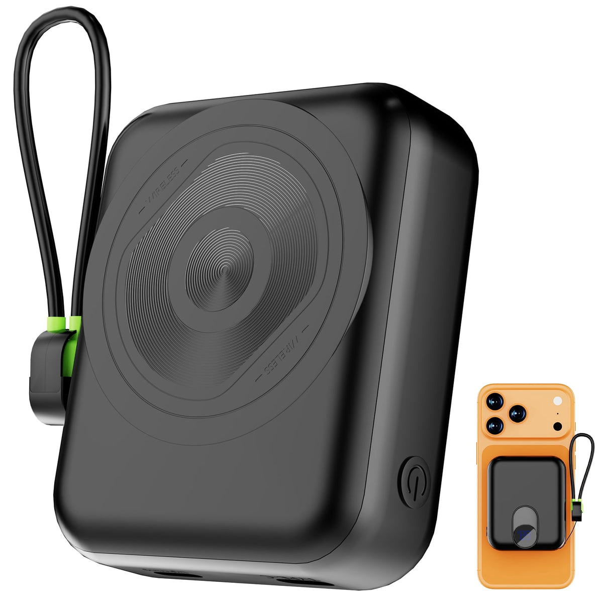 20000mAh Power Bank Portable Fast Charger with 4 Cables, Compatible wi - My Store 2
