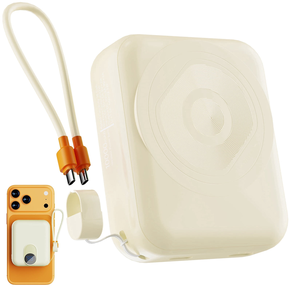 20000mAh Power Bank Portable Fast Charger with 4 Cables, Compatible wi - My Store 2