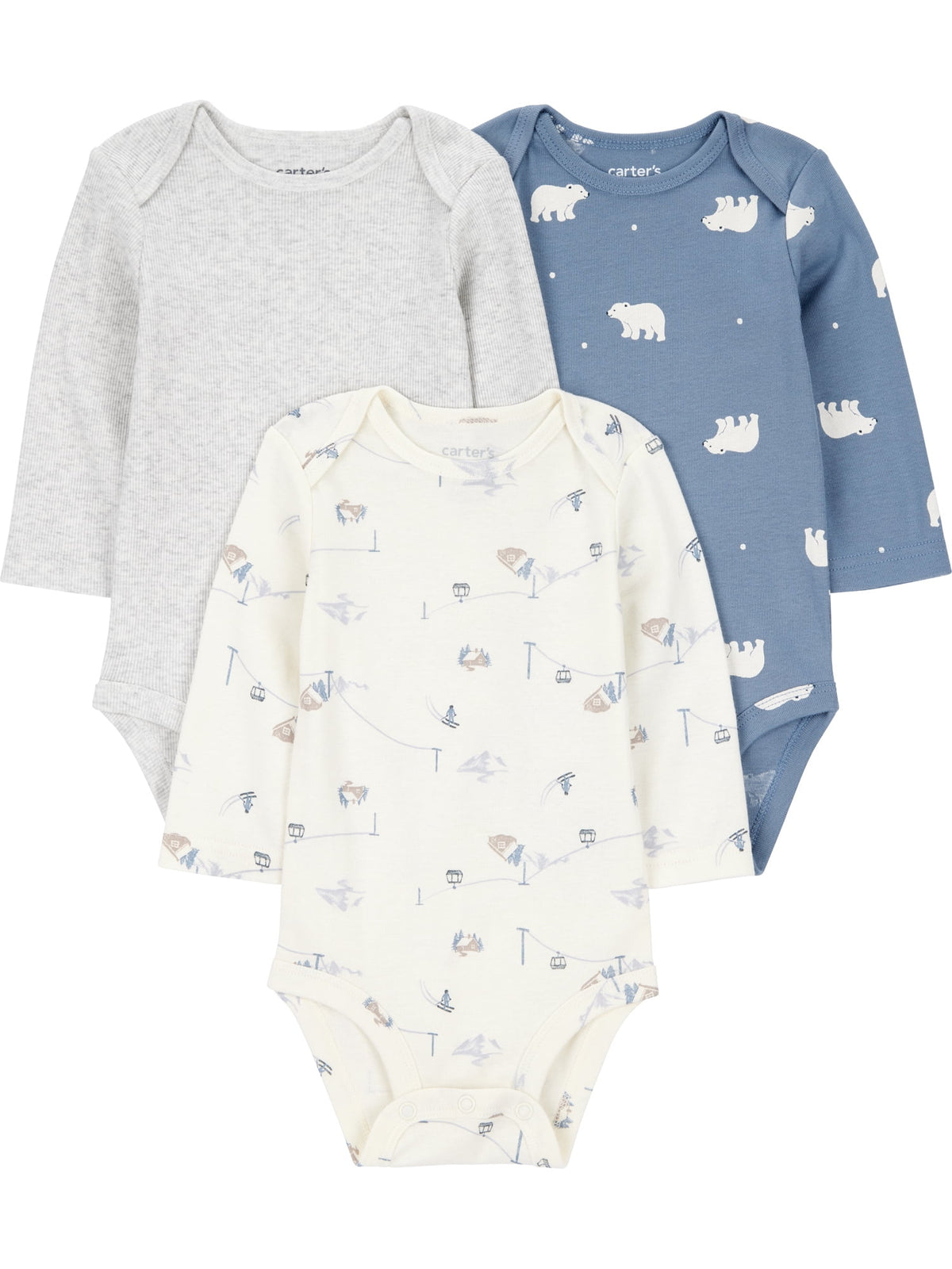 Carter's Child of Mine Baby Bodysuits, 3-Pack, Sizes Preemie-18 Months - My Store 2