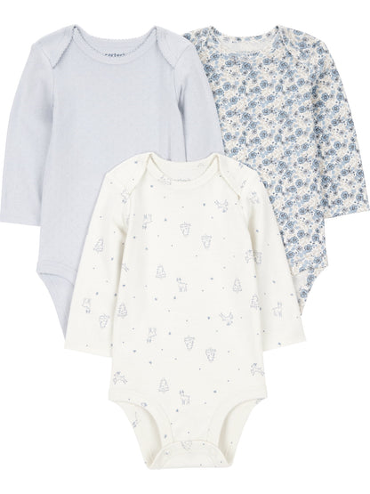 Carter's Child of Mine Baby Bodysuits, 3-Pack, Sizes Preemie-18 Months - My Store 2