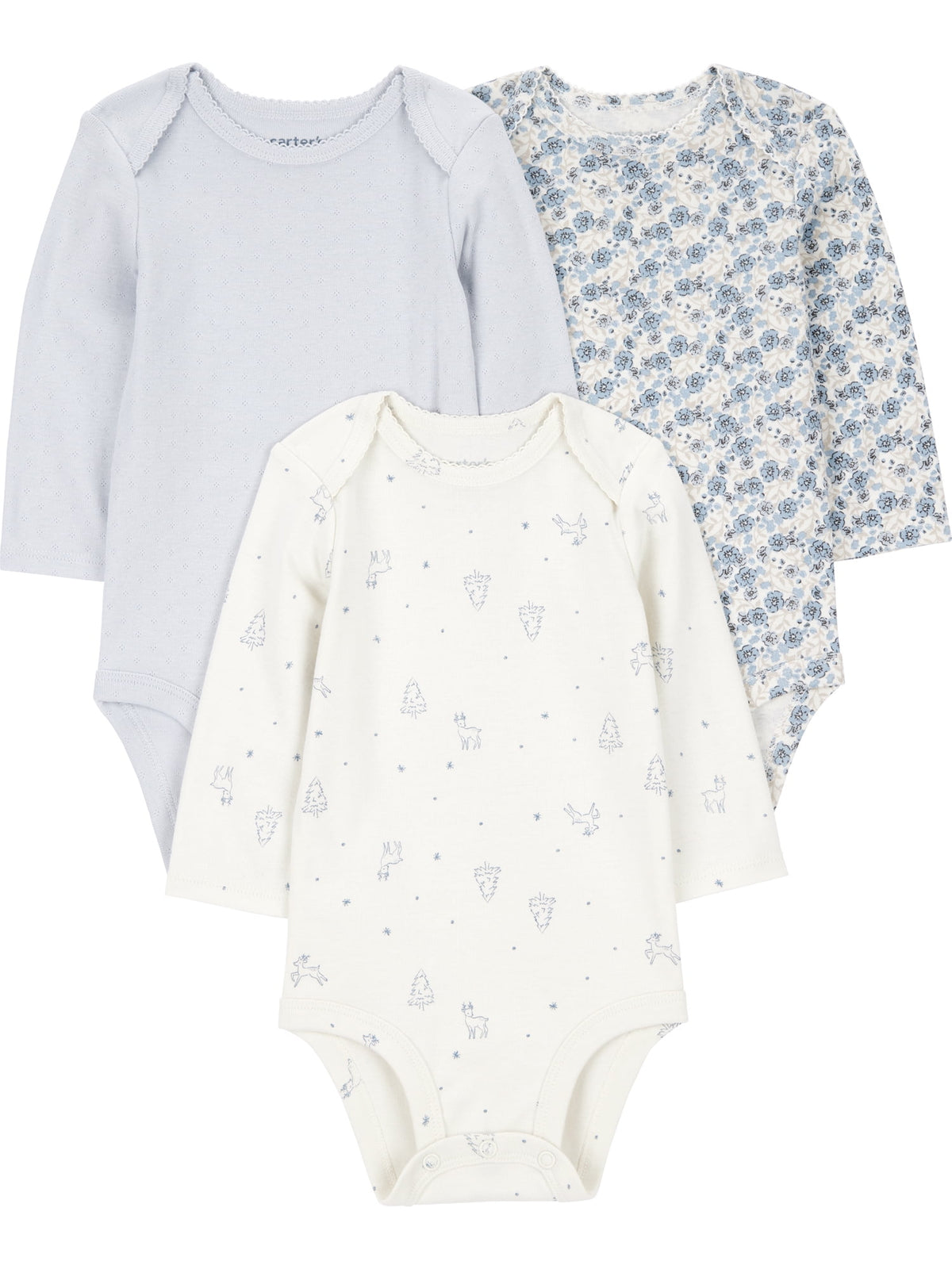 Carter's Child of Mine Baby Bodysuits, 3-Pack, Sizes Preemie-18 Months - My Store 2