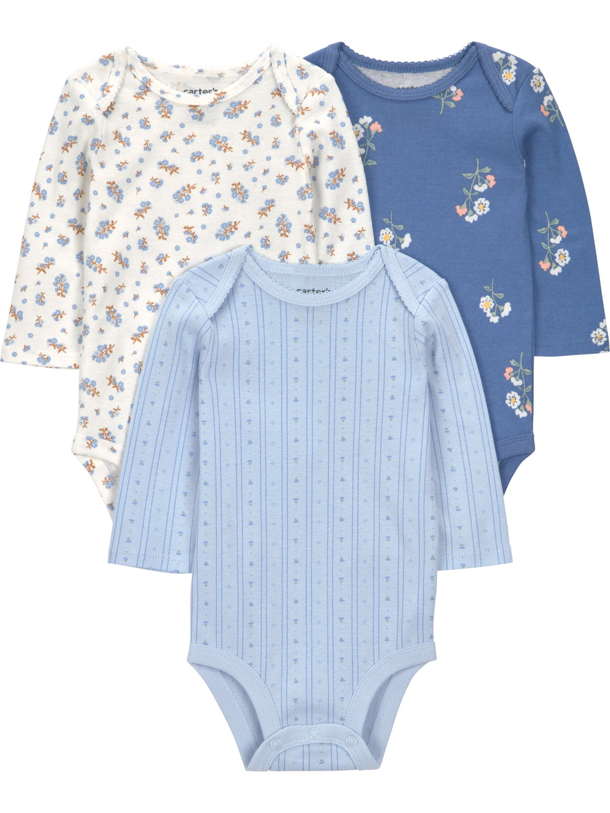 Carter's Child of Mine Baby Bodysuits, 3-Pack, Sizes Preemie-18 Months - My Store 2