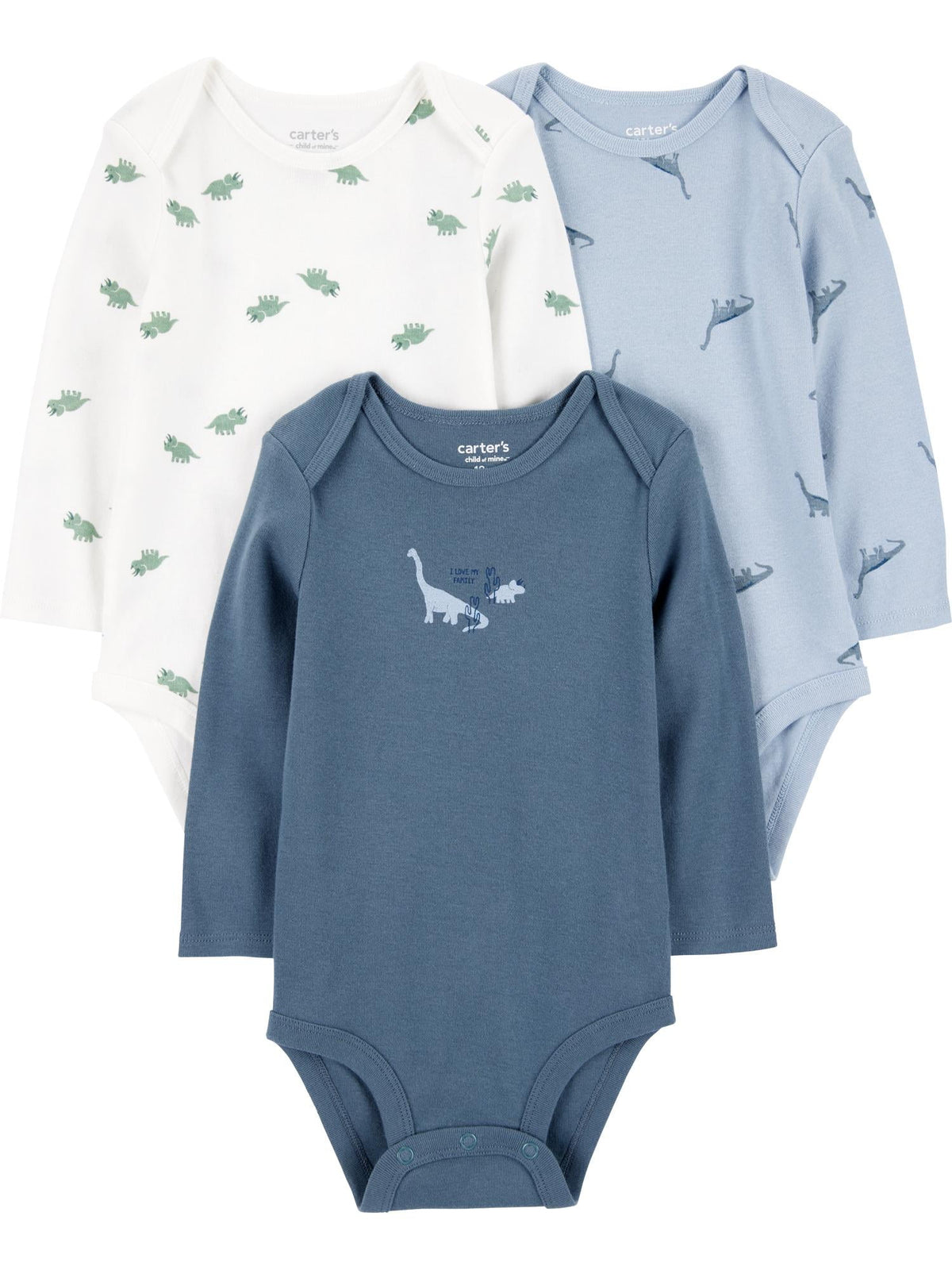 Carter's Child of Mine Baby Bodysuits, 3-Pack, Sizes Preemie-18 Months - My Store 2