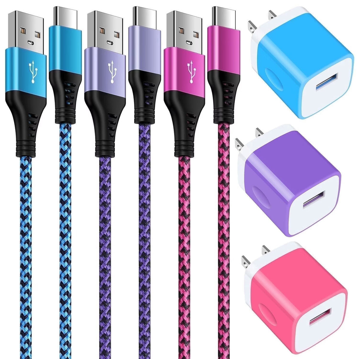 Charging Block,Type C Charger Block Fast Charging HopePow 3PCS 1A/5V U - My Store 2
