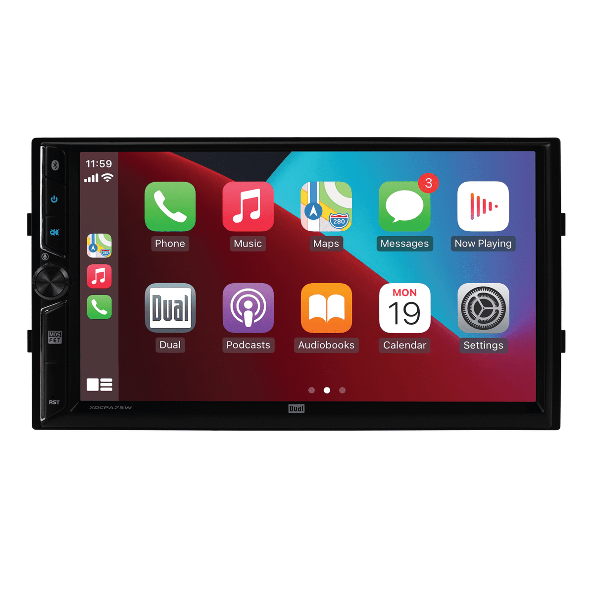 Dual Electronics 7" Touchscreen Car Stereo Receiver with Wireless Appl - My Store 2