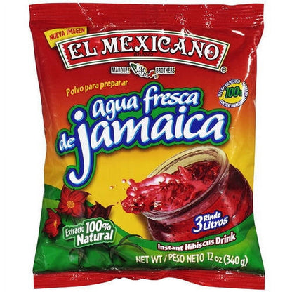 (3 pack) El Mexicano Jamaica Powdered Drink Mix, Hibiscus, Multiserve