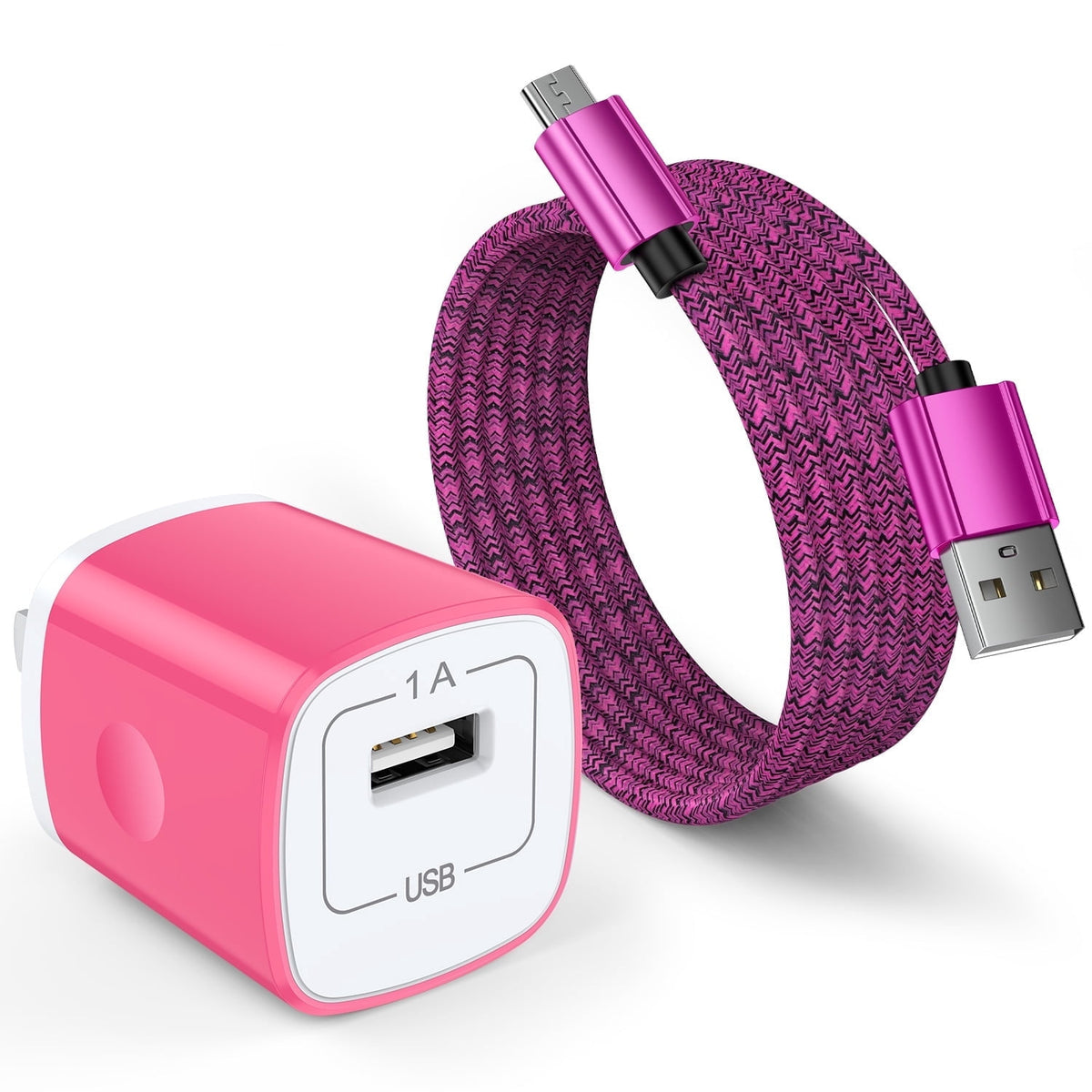 Fast Charger USB Wall Charger with USB-A to Micro Cable 6FT Fast Charg - My Store 2