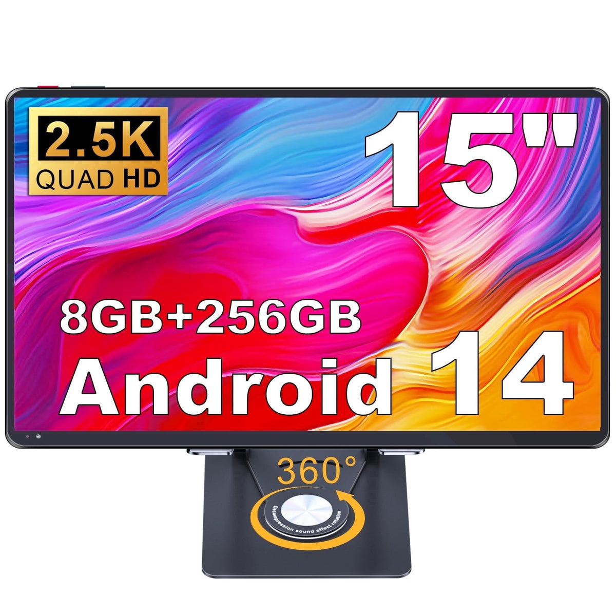 Golzer Android 14 Tablet 15 inch 2.5K Display, Helio G99 Octa-Core Pro - My Store 2