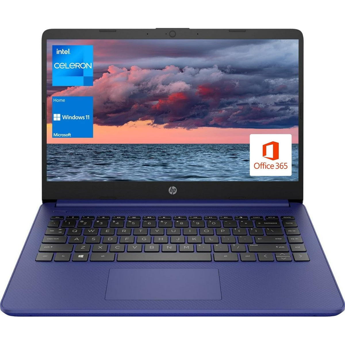 HP 14" HD Laptop for Students and Business,Intel Celeron N4120, 4GB RA