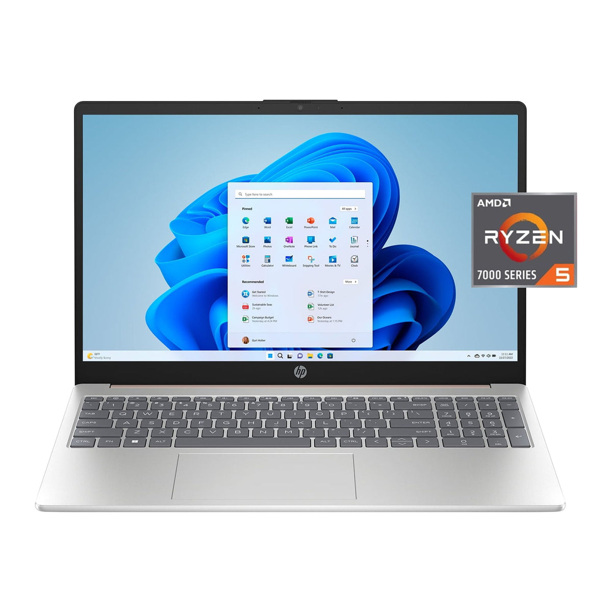 HP 15 Touchscreen Laptop, Intel Core i3-1315U Processor, 8GB RAM, 512G
