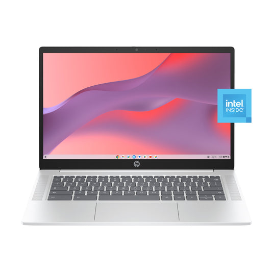 HP 14 inch HD Chromebook Laptop Intel Processor N200 4GB RAM 128GB UFS