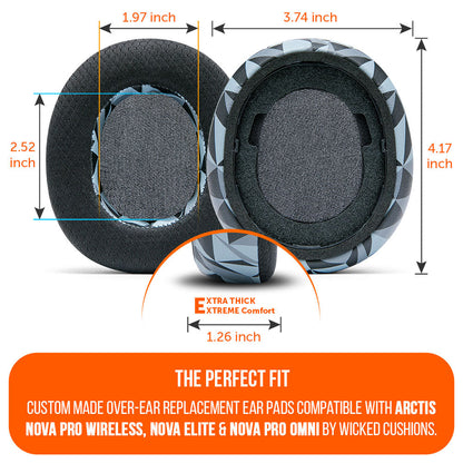 Arctis Nova Pro Wireless, Nova Elite & Nova Pro Omni Earpads - WC FreeZe Cooling Gel