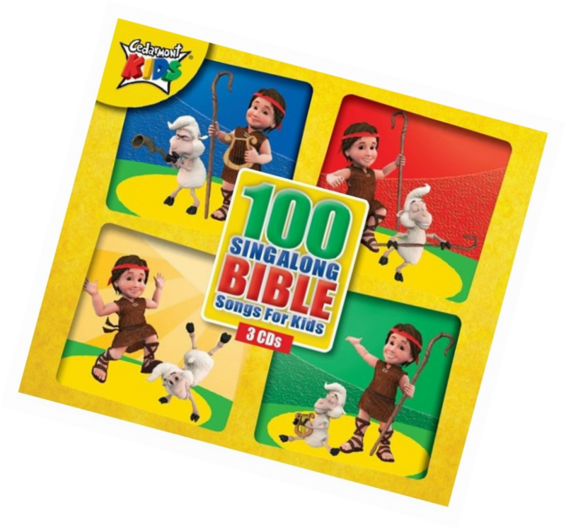 100 Sing-Along Bible Songs For Kids, 3-Cd Set
