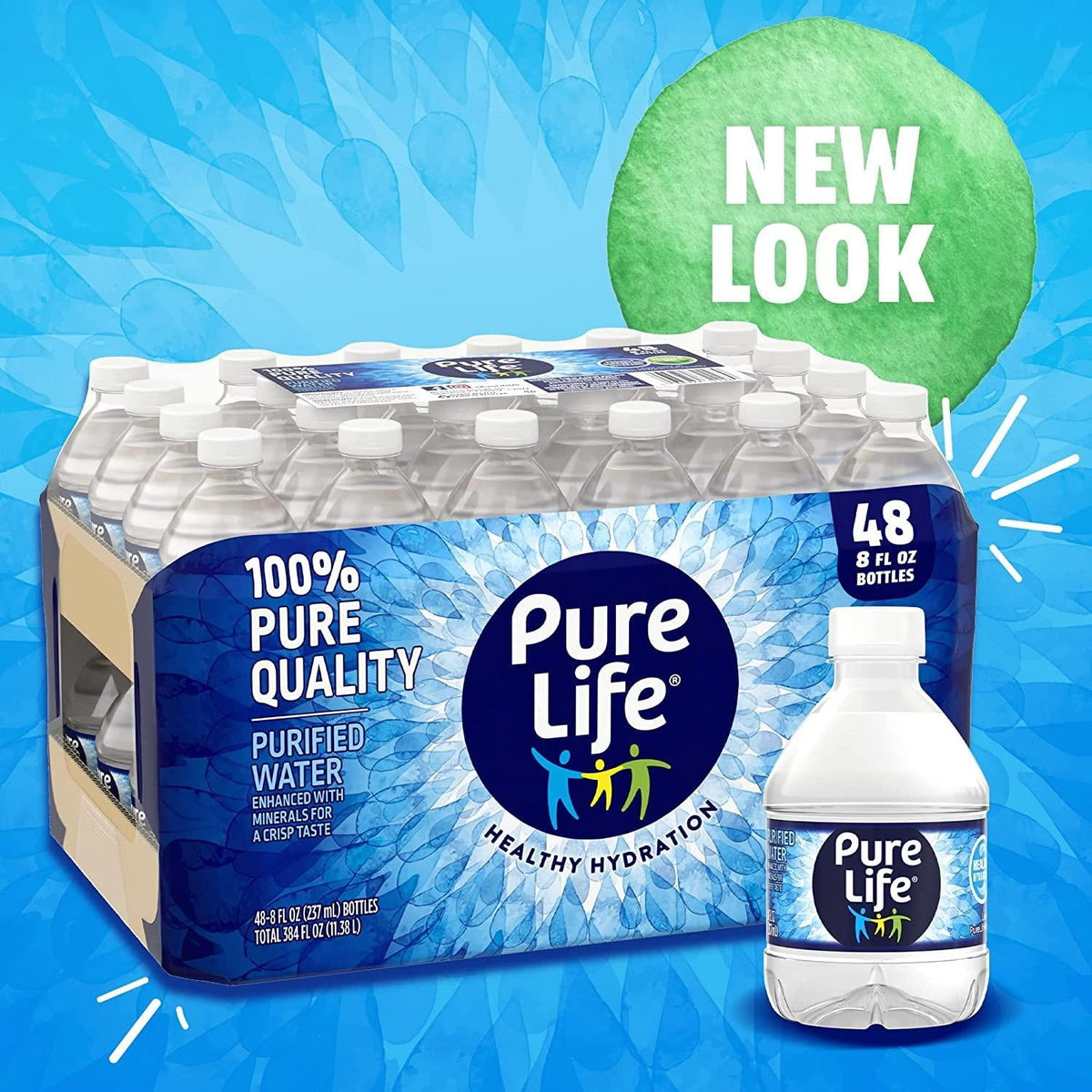 Pure Life Purified Water 8 fl. oz., 48 pk.