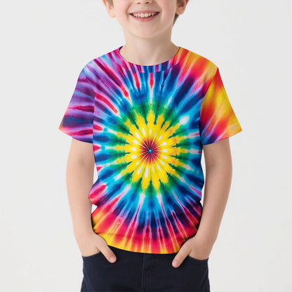 Toddler Girl Clothes under $5 Short Sleeved Printed Pattern T-shirt Ro