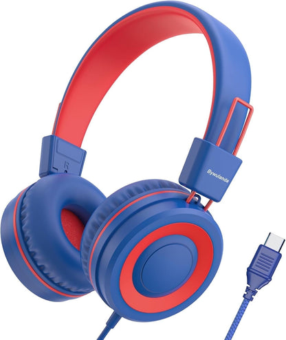 Upgrade USB Type C Kids Headphone for School, 94dB Safe Volume Limited - My Store 2
