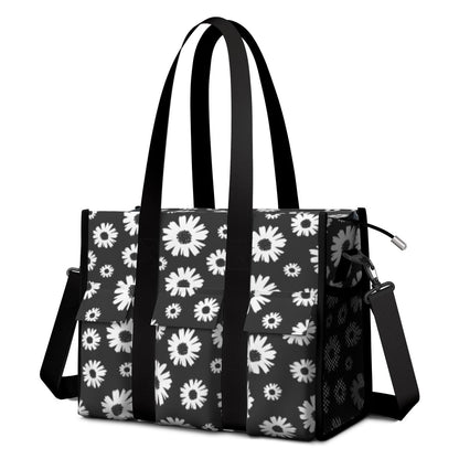 Utility Tote Bag for Women with 11 Pockets, Leopard Teacher Tote with - My Store 2