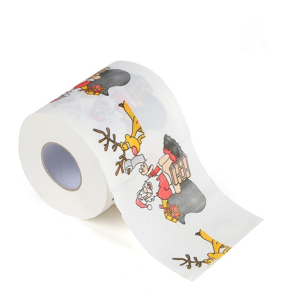Vikakiooze Christmas Decorations Home Santa Claus Bath Toilet Roll Pap