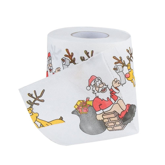 Vikakiooze Home Decor Home Santa Claus Bath Toilet Roll Paper Christma