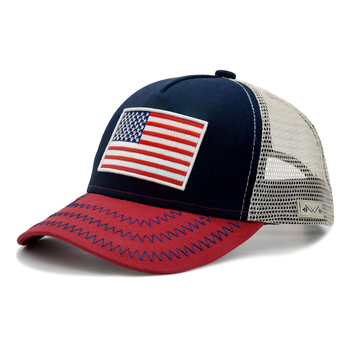 Waldeal Boys' Shark Trucker Hat, Adjustable Mesh Snapback Baseball Cap