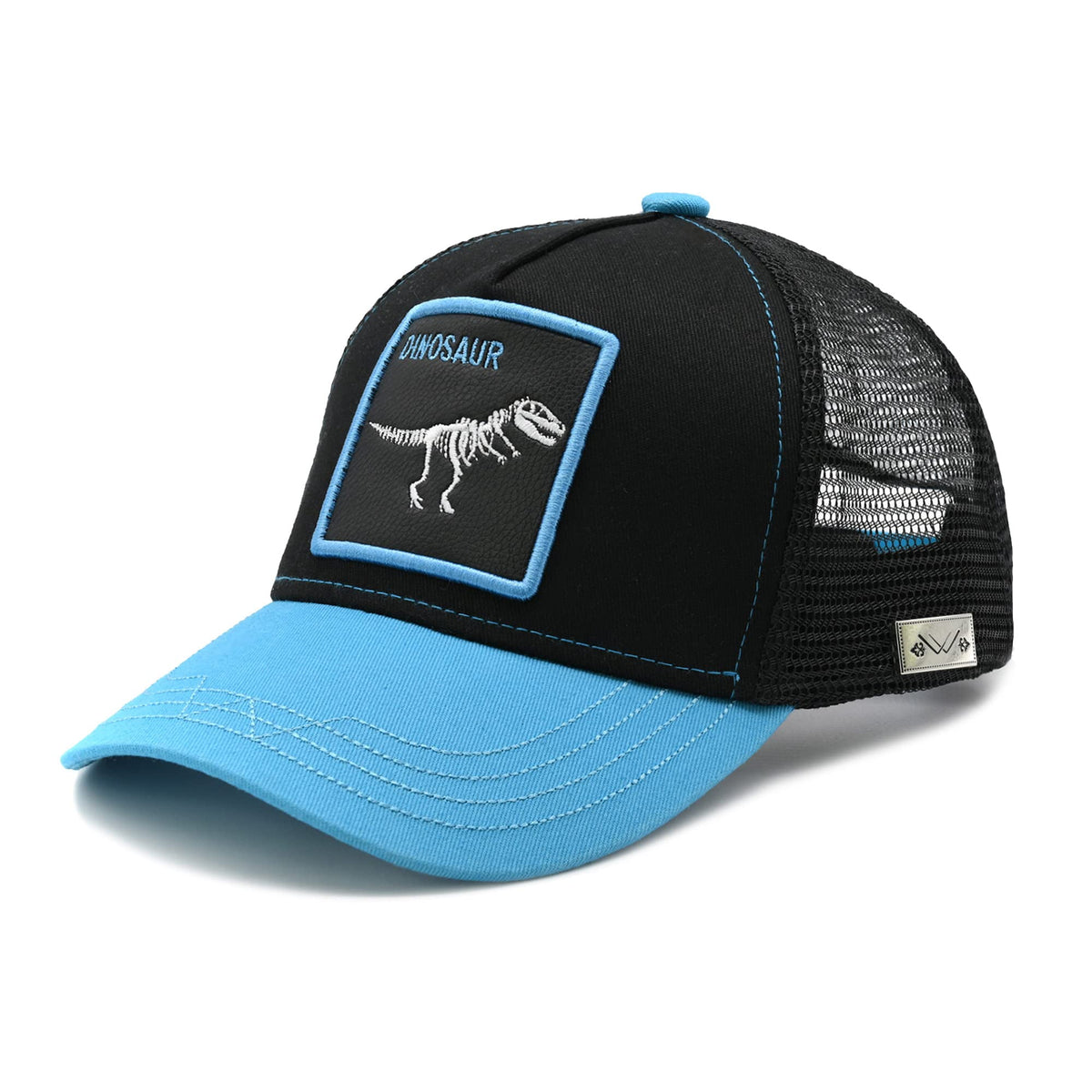 Waldeal Boys' Shark Trucker Hat, Adjustable Mesh Snapback Baseball Cap