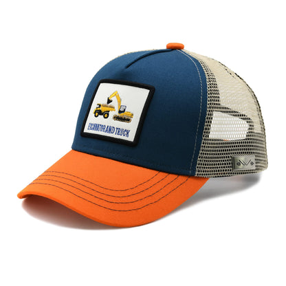 Waldeal Boys' Shark Trucker Hat, Adjustable Mesh Snapback Baseball Cap