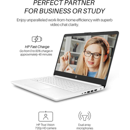 HP 14" HD Laptop for Students and Business,Intel Celeron N4120, 4GB RA