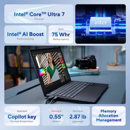 ASUS Vivobook S 14 Copilot+ PC 14" WUXGA OLED Windows Laptop Intel Cor