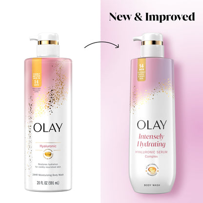 Olay Nourishing Body Wash for women, Hyaluronic Acid, 20 fl oz - My Store 2