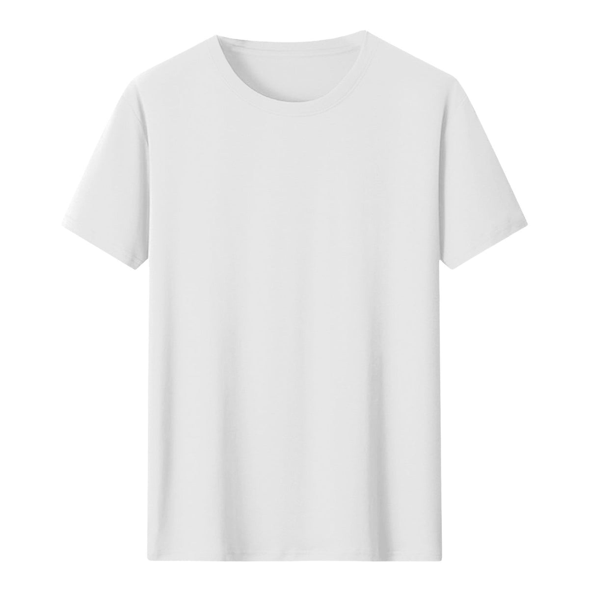 Summer Tops for Men Men's Round Neck Short Sleeved Short Sleeved Round