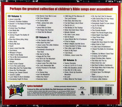 100 Sing-Along Bible Songs For Kids, 3-Cd Set