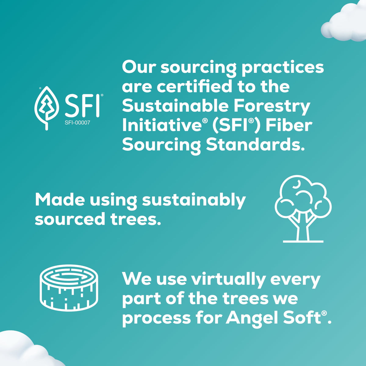 Angel Soft 2-Ply Toilet Paper, Fresh Linen Scented Tube, 12 Mega Rolls