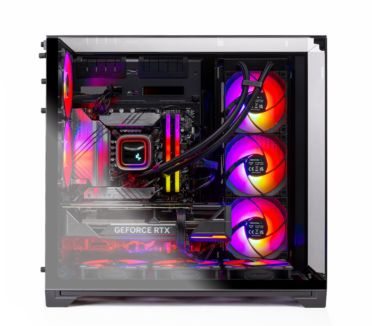 Skytech Gaming O11 Vision Gaming PC, AMD Ryzen 7 7700X 4.5GHz, AMD RX
