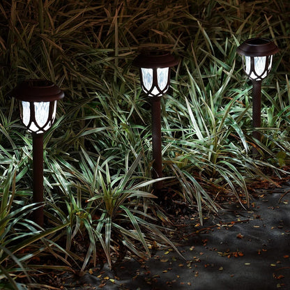 10 Pack Solar Lights Outdoor Decorative, Solar Pathway Lights Outdoor,