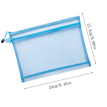 JoyMoreHome Mesh Zipper Pouch,Waterproof Zipper Bags, Document Folders - My Store 2