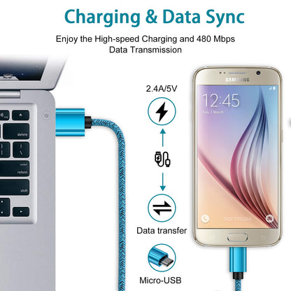 Fast Charger USB Wall Charger with USB-A to Micro Cable 6FT Fast Charg - My Store 2