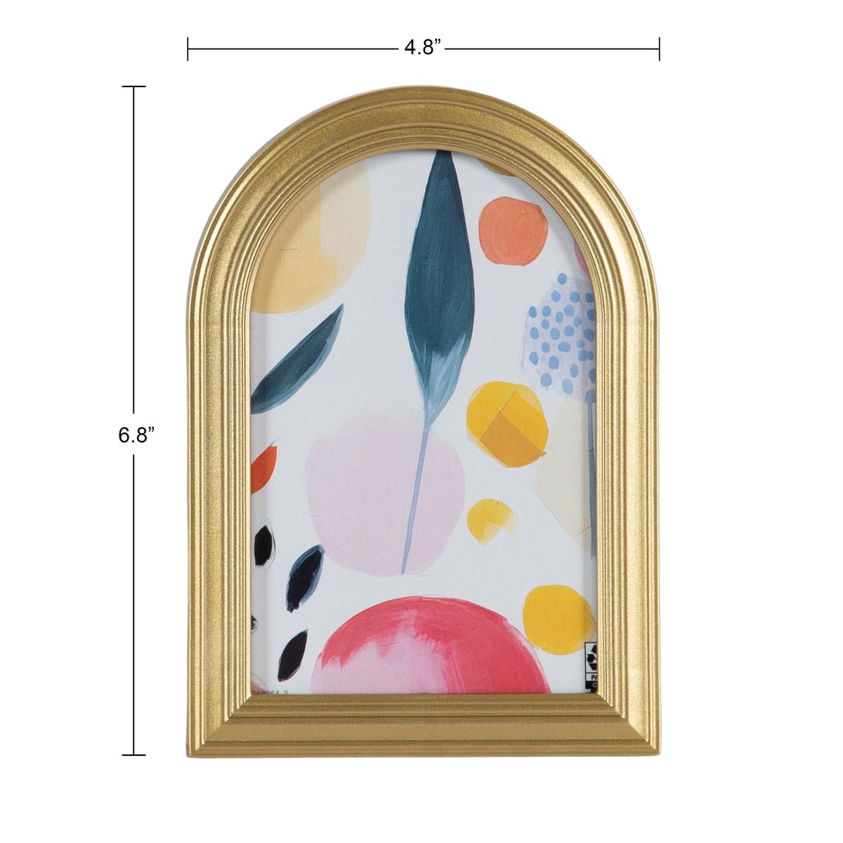 (3 pack) DesignOvation 4x6 Arch Gold Decorative Tabletop Picture Frame - My Store 2