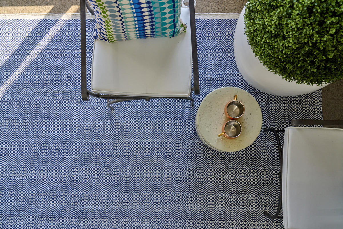 Exquisite Rugs Echo Indoor/Outdoor Handmade Flatweave P.E.T. Yarn Ivor