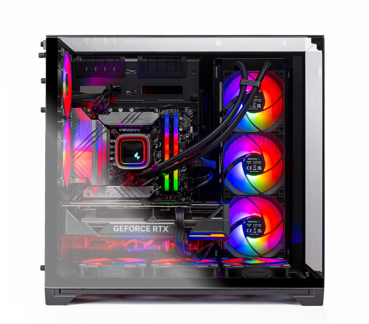 Skytech Gaming O11 Vision Gaming PC, AMD Ryzen 7 7700X 4.5GHz, AMD RX