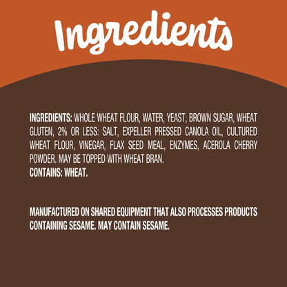 Nature's Own 100% Whole Wheat Bread, Sliced Non-GMO Whole Wheat Sandwi