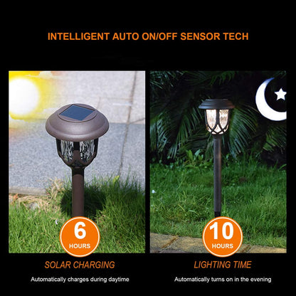 10 Pack Solar Lights Outdoor Decorative, Solar Pathway Lights Outdoor,