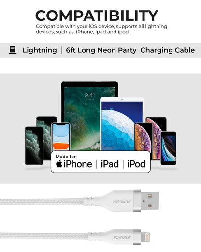 Liquipel Powertek iPad & iPhone Lightning Charger Cable, Fast Charging - My Store 2