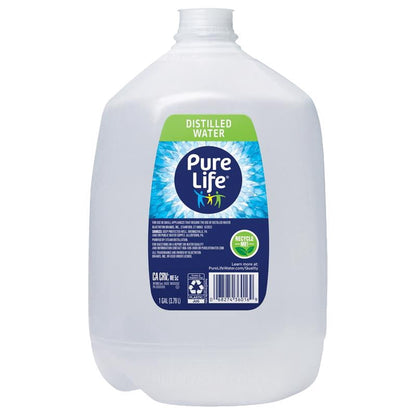 Pure Life Distilled Water, 1 Gallon, Plastic Bottled Water Jug (6 Pack