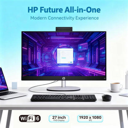 HP Essential 27" Touchscreen Business All-in-One, Intel Core Ultra 7 2