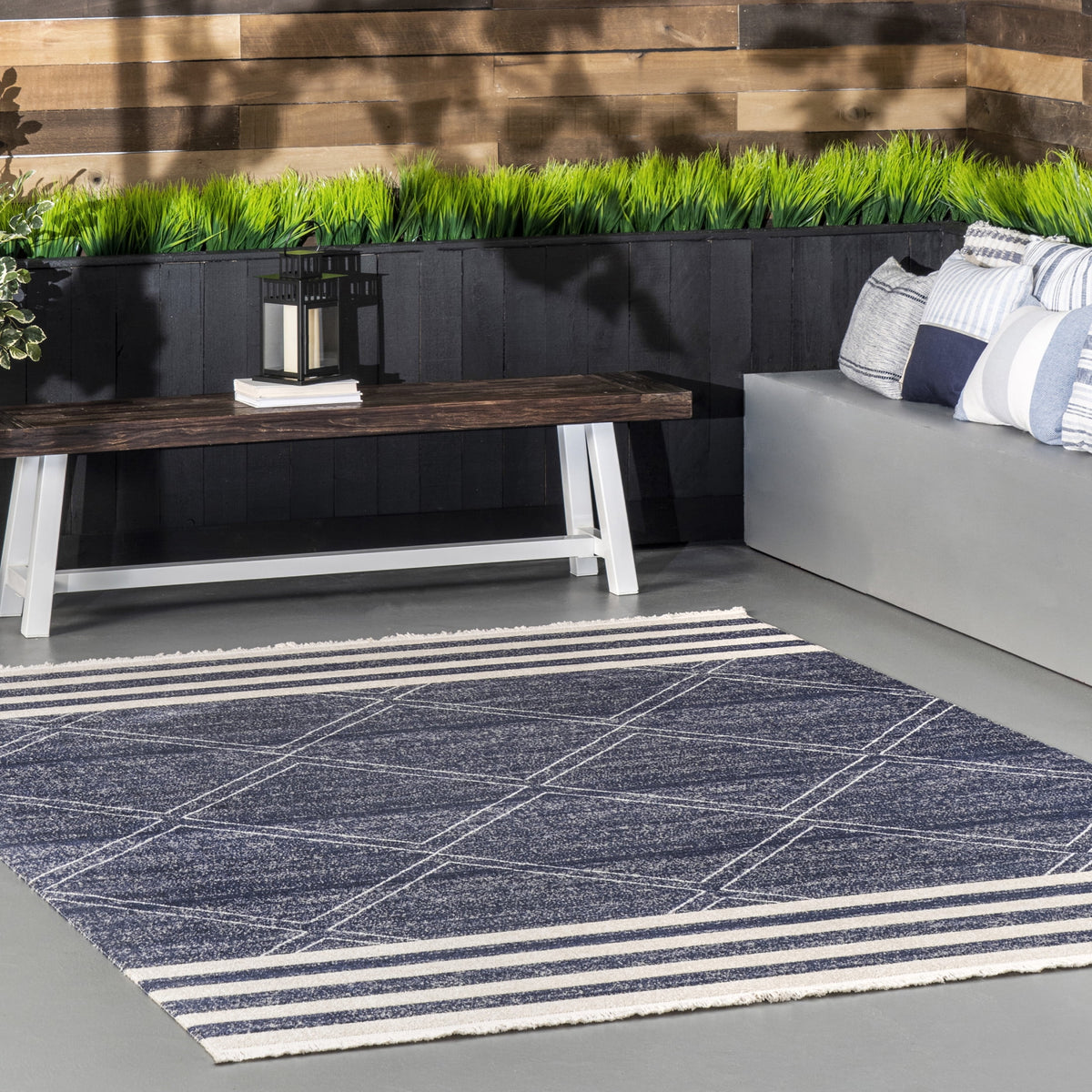 nuLOOM Roberge Coastal Indoor/Outdoor Area Rug, 2' 6" x 8', Runner, Ro
